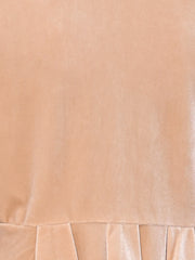 3/4 Sleeve Velvet Open Front Cropped Bolero Shrug