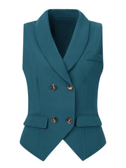Waistcoat Lapel Collar Dressy Versatile Racerback Suit Vest