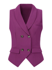Waistcoat Lapel Collar Dressy Versatile Racerback Suit Vest