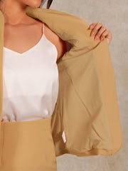 2pc Business Collarless Blazer and Formal Pencil Skirt Suit Sets