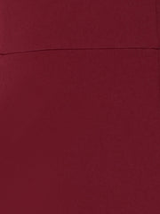 3/4 Sleeve Notch Neck Slim Fit Work Pencil Midi Dress