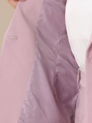 2 Pieces One Button Short Sleeve Blazer Jacket and Suit Pants Office Suit Set