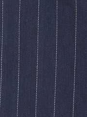 Notched Lapel One Button Long Sleeve Work Office Striped Blazer