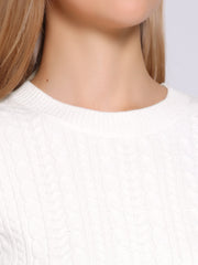 Short Sleeve Crew Neck Knit Casual Sweater Top