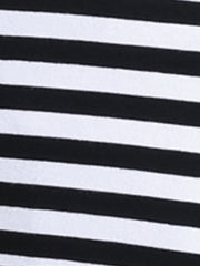 Striped Long Sleeve Crew Neck Casual Tops
