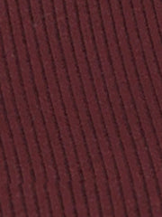 Square Neck Long Sleeve A-Line Pockets Knitted Sweater Dress