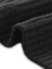 Crew Neck Long Sleeve Pocketed A-Line Sweater Dresses