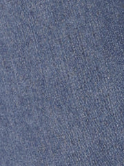Casual Denim Pants Drawstring Elastic Waist Wide Legs Jeans