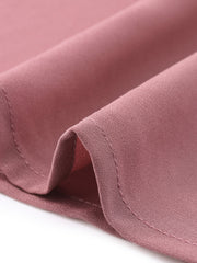 Chiffon Shirt Work Office Mock Neck Long Sleeve Blouse