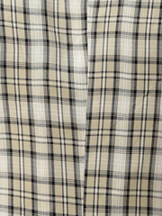 Plaid Waistcoat Notched Lapel Collar Single Breasted Vintage Vest