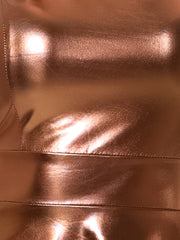 Metallic Sleeveless High Waist Club Party Holographic Dress