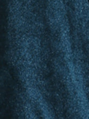 Notched Lapel Long Sleeve One Button Dressy Office Velvet Blazer