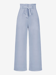 Wide Leg Tie Waist Versatile Paper Bag Pants
