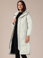 Winter Hooded Long Padded Down Puffer Jacket