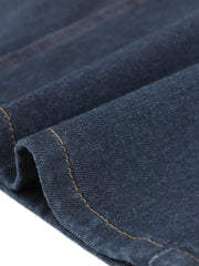 Casual Denim High Waist Stretchy Midi Pencil Jean Skirt