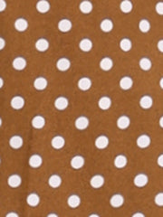 Summer Polka Dots Top Bow Tie V Neck Ruffled Cap Sleeve Office Blouse