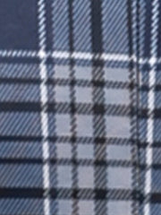 Peter Pan Collar Contrast Color Button Decor Plaid Dress