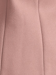 Work Office Winter Overcoat Single Breasted Point Collar Pea Coat