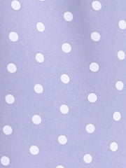 Polka Dots 3/4 Sleeve Button Front Vintage Office Blouse Top