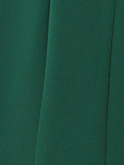 2 Piece 3/4 Sleeve Cropped Belted Blazer and Pleated Skirt Business Suit Sets