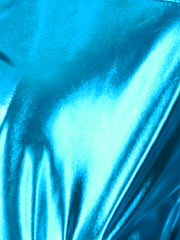 Holographic Long Sleeve Lightweight Zipper Metallic Jacket