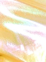 Holographic Long Sleeve Lightweight Zipper Metallic Jacket