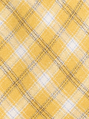 Vintage Plaid Tartan Elastic Waist Knee Length A-Line Skirt