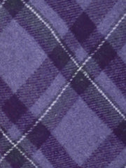 Vintage Plaid Tartan Elastic Waist Knee Length A-Line Skirt