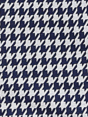 Houndstooth 3/4 Sleeve Elegant Cinched Waist Sheath Dress