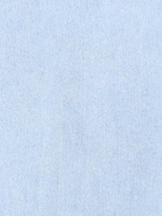 Denim Collarless Pockets 3/4 Sleeve Feminine Style Jacket