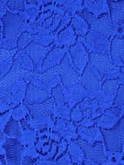 Crochet Peplum Floral Mock Neck Cap Sleeve Lace Blouse