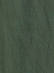 A-Line Elastic Waist Button Front Pocketed Midi Skirt