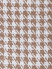 Sleeveless Boat Neck Vintage Houndstooth Work Dress
