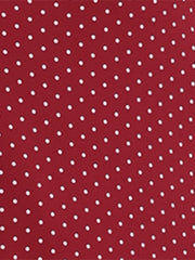 Tie Shoulder Sleeveless A-Line Polka Dots Midi Dress