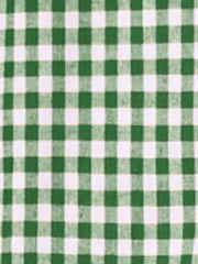 Gingham Cap Sleeves Button Down Blouse