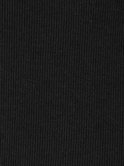 Square Neck Contrast Color Knit Midi Bodycon Dress