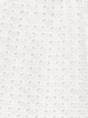 Eyelet Short Sleeve Notch Neck Tiered Vacation Mini Dress
