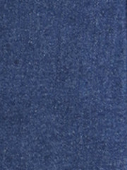 Button Down Collar V Neck Long Sleeve A-line Jean Denim Dress