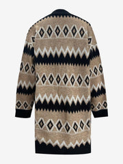 Boho Graphic Knitted Long Sleeves Cardigans