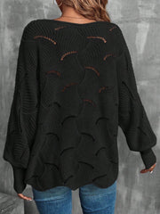 Lightweight Knitted Long Sleeves Oversized Sweater
