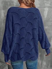 Lightweight Knitted Long Sleeves Oversized Sweater