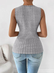 Fleece Lined U Neck Sleeveless Base Layer Tank