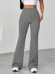 High Waist Slim Fit Bell Bottom Workout Casual Pants