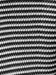 Notch Neck Textured Waffle Knit Long Sleeves Top