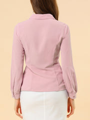 Peter Pan Collar Business Casual Work Shirts
