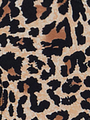 Halter Neck Floral Leopard Triangle Cup Swimsuit Bikinis Sets