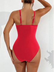 Solid Color Mesh Sleeveless Beach One-Piece Swimsuit