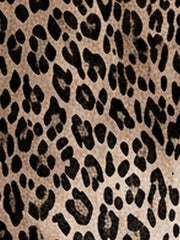 Leopard Print Button Down Long Sleeve Shirt