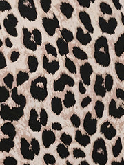 Sleeveless Leopard Print Summer Tank Dress