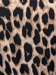 Leopard Print Sleeveless Tie Waist Wide Legs Jumpsuits